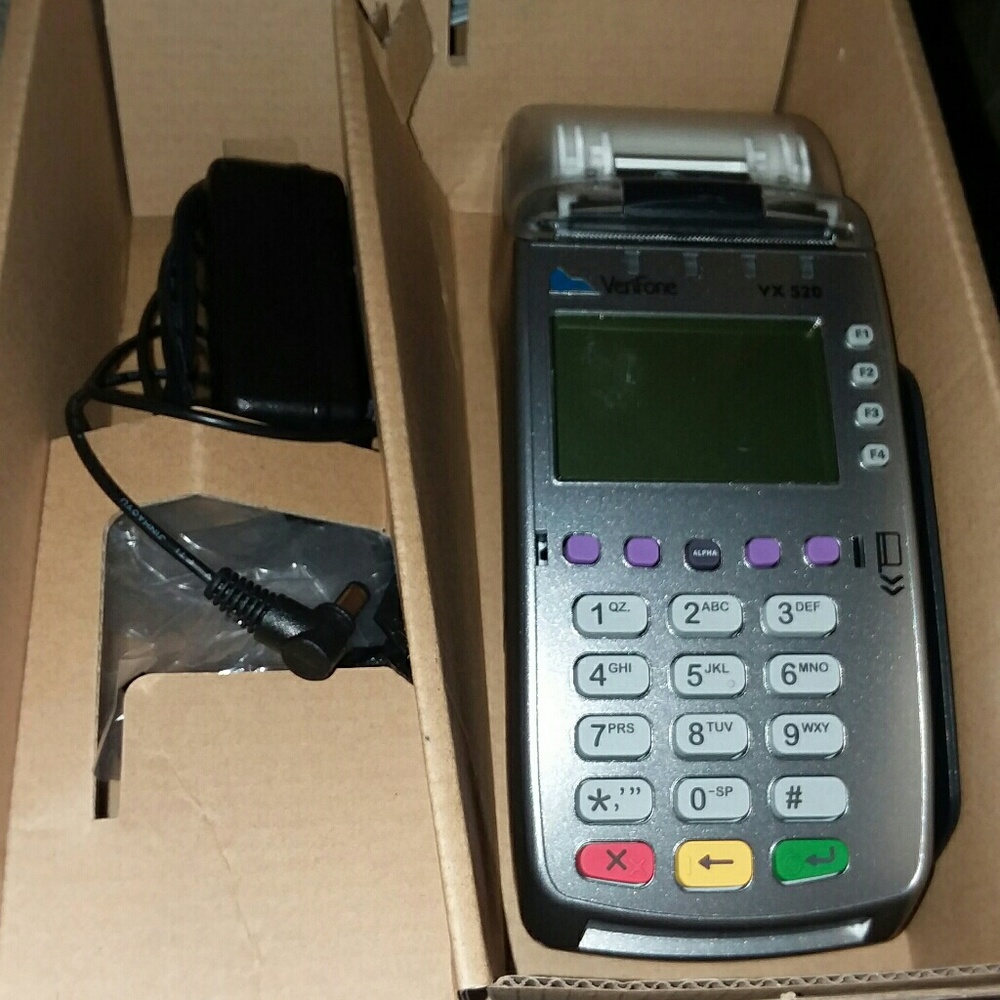 Verifone credit card machine